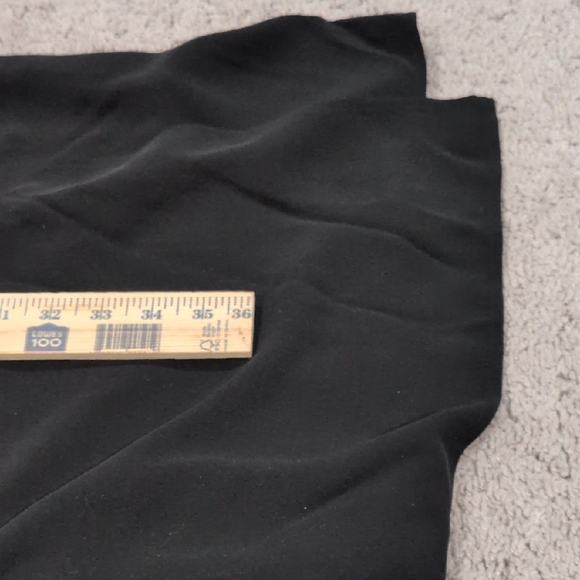 Eileen Fisher Black Silk Sleeveless Layered A-Line Dress - Medium - Picture 7 of 8